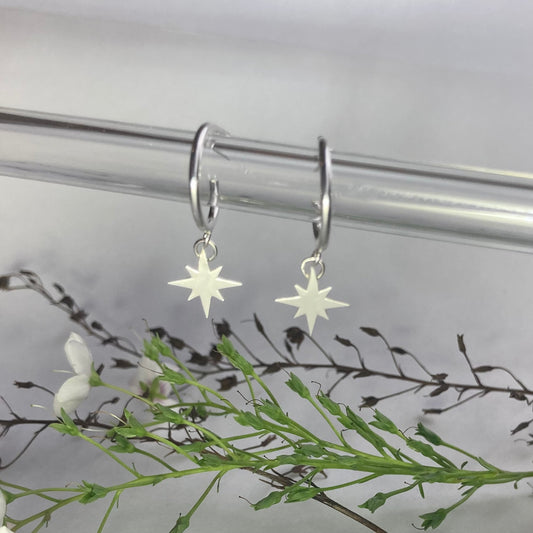 Polaris Half Hoop Earrings. Celestial Collection.