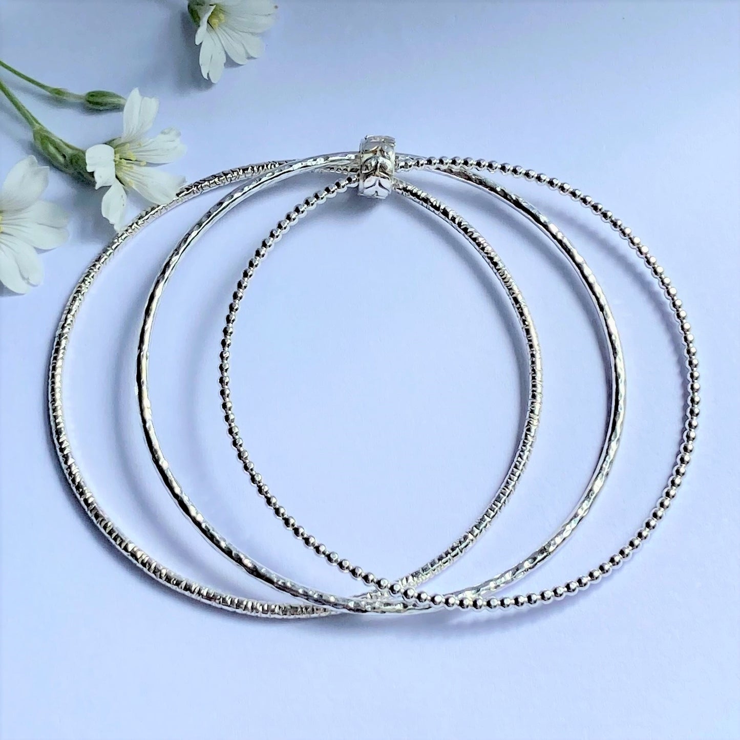 Botanical Sterling Silver Bangle